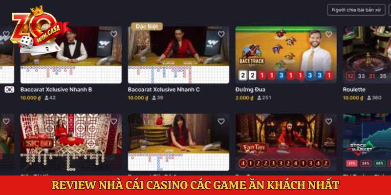 Review Nhà Cái Casino Uy Tín Và Lý Do Nên Chọn Chơi Zowin 3 Review nhà cái casino các game ăn khách nhất